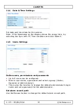 Preview for 15 page of Velleman CAMIP7N User Manual