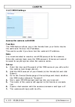 Предварительный просмотр 21 страницы Velleman CAMIP7N User Manual