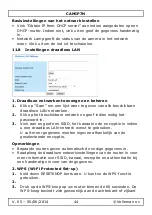 Preview for 44 page of Velleman CAMIP7N User Manual