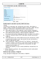 Предварительный просмотр 187 страницы Velleman CAMIP7N User Manual