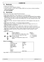 Preview for 5 page of Velleman CAMSCC18 User Manual