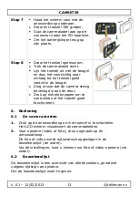 Preview for 13 page of Velleman camset 29 User Manual