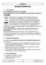 Preview for 18 page of Velleman camset 29 User Manual