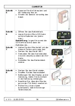 Предварительный просмотр 36 страницы Velleman camset 29 User Manual