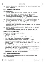 Preview for 38 page of Velleman camset 29 User Manual