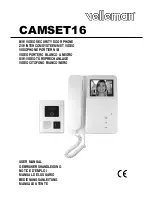 Velleman CAMSET16 User Manual предпросмотр