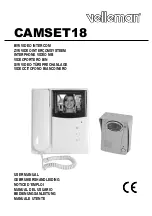 Velleman CAMSET18 User Manual предпросмотр