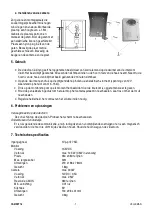 Предварительный просмотр 7 страницы Velleman CAMSET18 User Manual