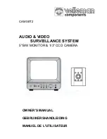 Предварительный просмотр 1 страницы Velleman CAMSET2 Owner'S Manual