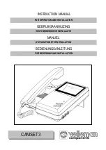 Preview for 1 page of Velleman CAMSET3 Instruction Manual