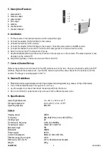 Preview for 2 page of Velleman CAMSETW5 Manual