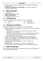 Preview for 9 page of Velleman CAMTVI14W User Manual