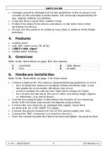 Preview for 4 page of Velleman CAMTVI14WN User Manual