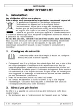 Preview for 13 page of Velleman CAMTVI14WN User Manual