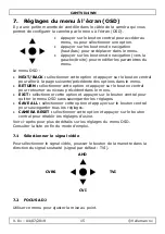 Preview for 15 page of Velleman CAMTVI14WN User Manual