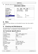 Preview for 6 page of Velleman CAMTVI16 User Manual