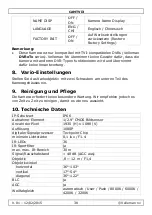 Preview for 38 page of Velleman CAMTVI3 User Manual