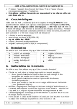 Preview for 16 page of Velleman CAMTVI7N1 User Manual