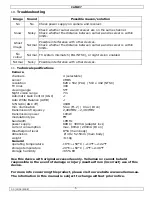 Preview for 5 page of Velleman CAMW7 User Manual