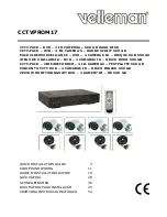 Velleman CCTVPROM17 Quick Installation Manual предпросмотр