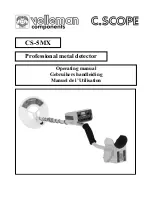 Предварительный просмотр 1 страницы Velleman CS-5MX Operating Manual