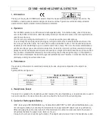 Velleman CS10MD Manual preview