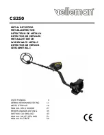 Velleman CS250 User Manual предпросмотр