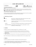 Предварительный просмотр 1 страницы Velleman CS330 Manual