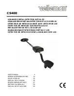 Velleman CS400 User Manual preview