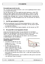 Предварительный просмотр 14 страницы Velleman CTC1000PIR User Manual