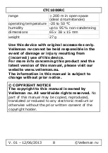 Preview for 8 page of Velleman CTC1000RC User Manual