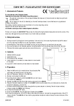 Предварительный просмотр 1 страницы Velleman CU2101/KIT Quick Installer'S Manual