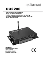 Velleman CU2200 User Manual preview