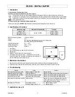 Предварительный просмотр 2 страницы Velleman DCA150 User Manual