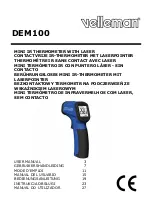 Preview for 1 page of Velleman DEM100 User Manual