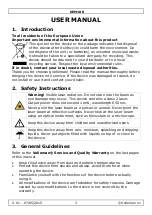 Preview for 3 page of Velleman DEM100 User Manual