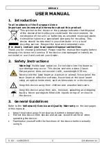 Preview for 3 page of Velleman DEM103 User Manual