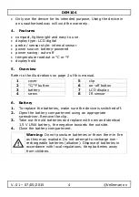 Preview for 4 page of Velleman DEM104 User Manual