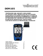 Предварительный просмотр 1 страницы Velleman DEM105 User Manual