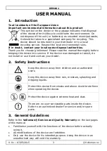 Preview for 3 page of Velleman DEM401 User Manual