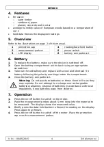 Preview for 4 page of Velleman DEM800 User Manual