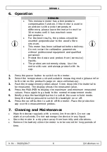 Preview for 6 page of Velleman DEM801 User Manual