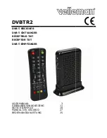 Предварительный просмотр 1 страницы Velleman DVBTR2 User Manual