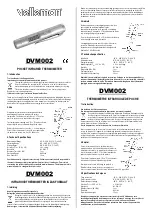 Preview for 1 page of Velleman DVM002 Manual