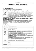 Preview for 74 page of Velleman DVM040 User Manual