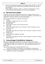 Preview for 6 page of Velleman DVM101 User Manual