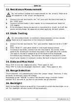 Preview for 12 page of Velleman DVM101 User Manual