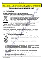 Preview for 8 page of Velleman DVM105 User Manual