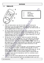 Preview for 10 page of Velleman DVM105 User Manual