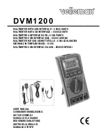 Velleman DVM1200 User Manual preview